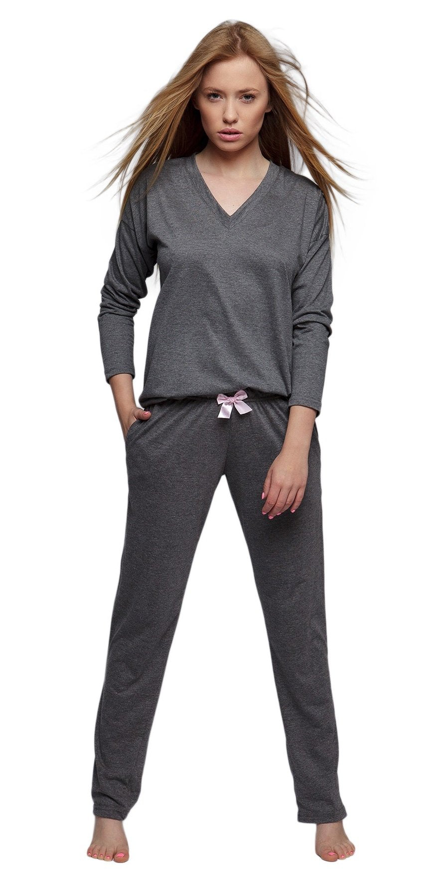 Moonline moderner und bequemer Damen Pyjama/Shorty, mit weicher Baumwolle, Verschiedene Modelle L Gr