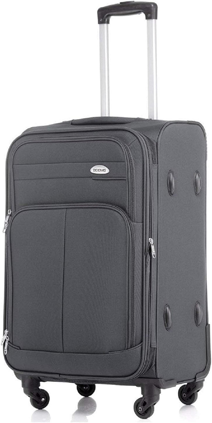 Beibay TOP-Trolley-Koffer-Set - 2-teilig - 64+54cm, Dehnfalte, 4 Rollen (Anthrazit)