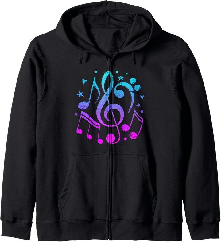 Musiker-Design Notenschlüssel Notenschlüssel Notenschlüssel Kapuzenjacke