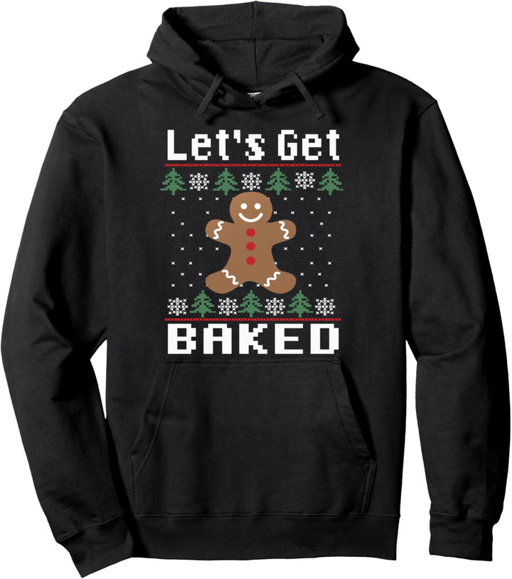 Feiertags-Outfit Weihnachtsplätzchen backen Pullover Hoodie