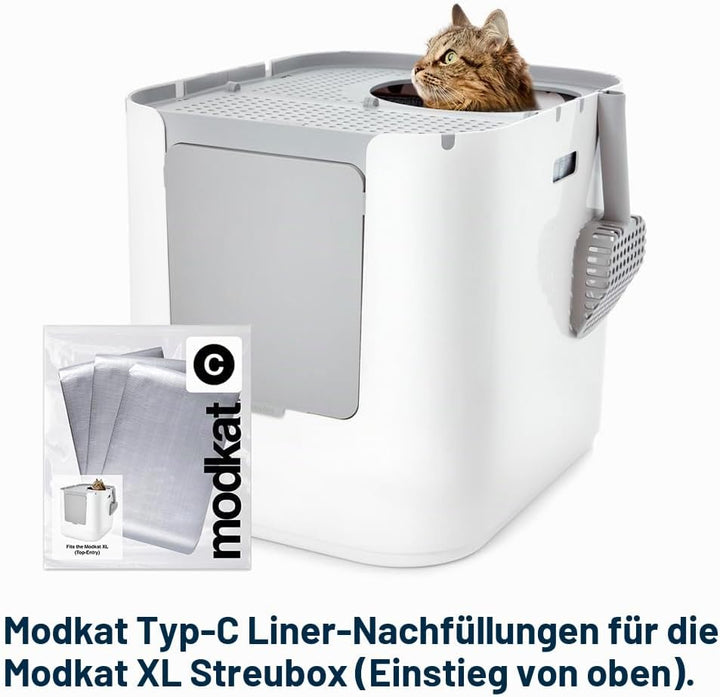 Modkat XL Top-Entry Katzentoilettenauskleidung (Type C) - 3 Pack