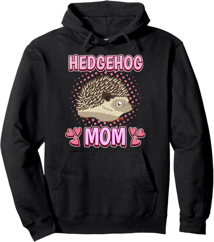 Damen Hedgehog Mom Mama Muttertag Igel Pullover Hoodie