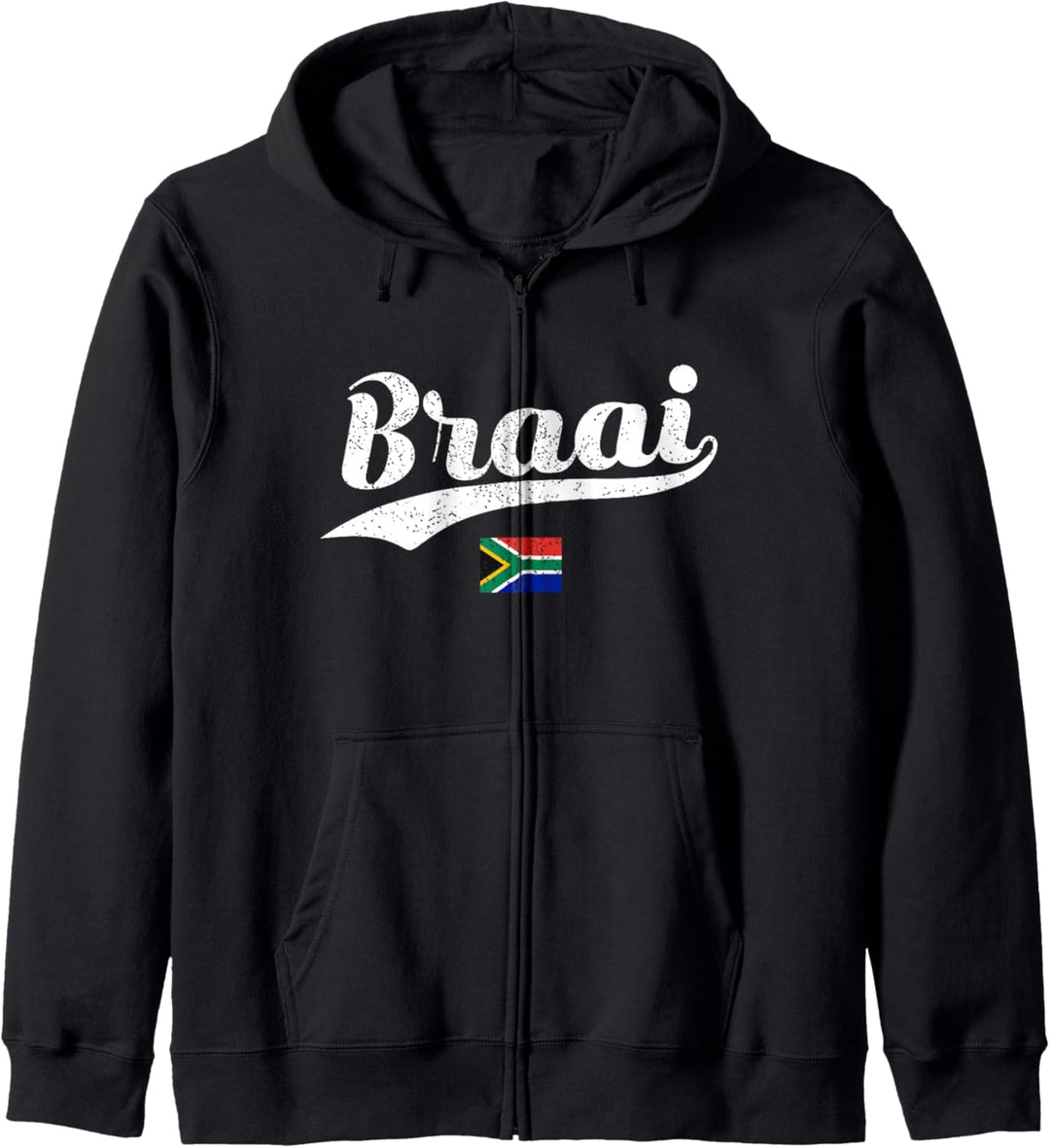 Braai lustige südafrikanische Flagge BBQ Familie Kapuzenjacke