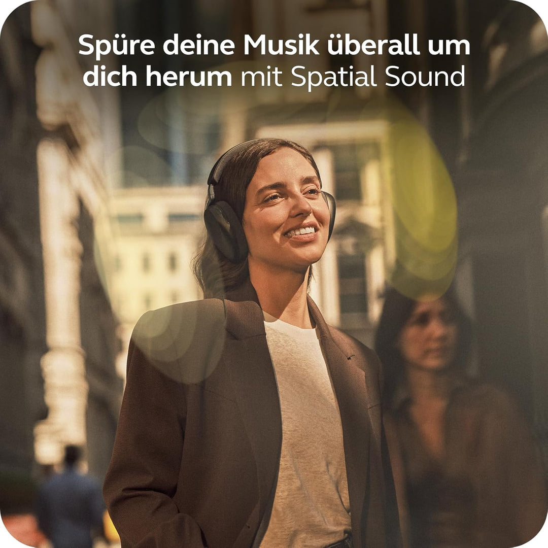 Jabra Evolve3 85 Over-Ear Bluetooth Headset kabellos mit Mikrofon für Büro, USB-C, KI-Sprachanruf, A