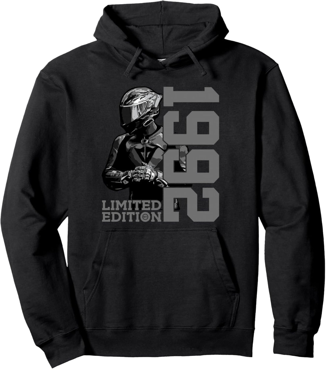 LIMITED EDITION 1992 BIKER MOTORRAD 32. GEBURTSTAG Pullover Hoodie