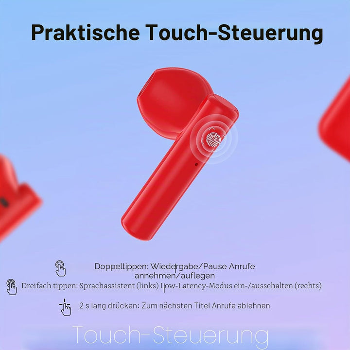 UMIDIGI Bluetooth Kopfhörer, Bluetooth 5.1 In-Ear Kopfhörer, Wasserdicht, Touch Control, 24 Stunden