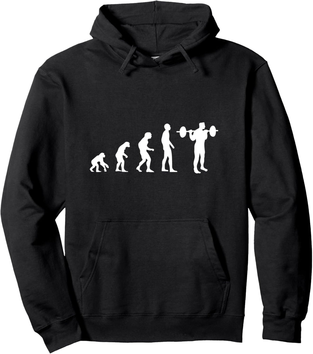 Squat Evolution Bodybuilding Geschenk Bodybuilder Lifting Pullover Hoodie