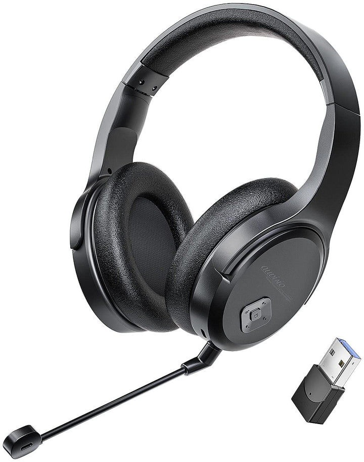 auvisio Headphone: Digitales Funk-Headset mit abnehmbarem Mikrofon, 8 Std. Laufzeit, USB (Stereo Hea