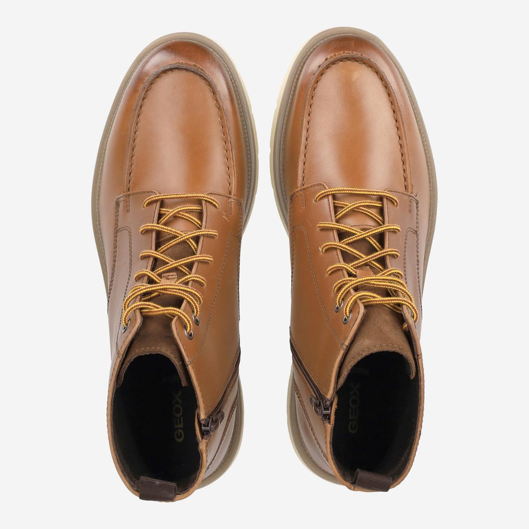 Geox Herren U Ghiacciaio Ankle Boot 42 EU Light Brown, 42 EU Light Brown