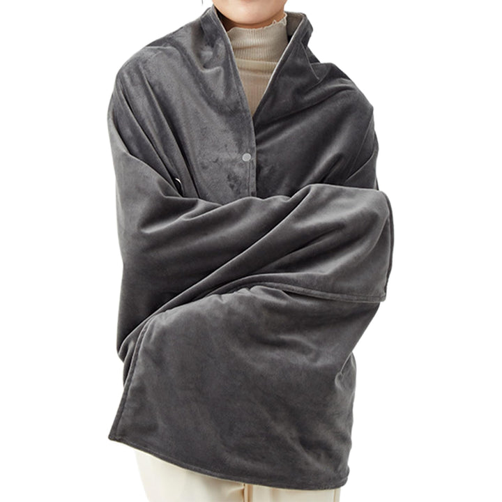 Beheizbare Wurfdecke,USB-aufladbarer tragbarer Umhang für den Winter | 3-Stufen Heizponcho für Damen