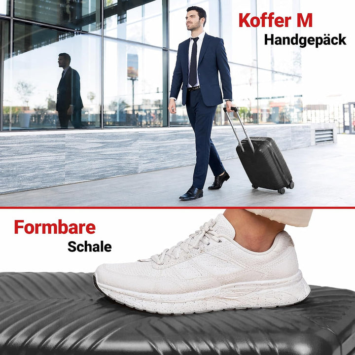 Berwin Reisekoffer aus Polypropylen (PP) Hartschalenkoffer Trolley Koffer Suitcase Luggage Modell No