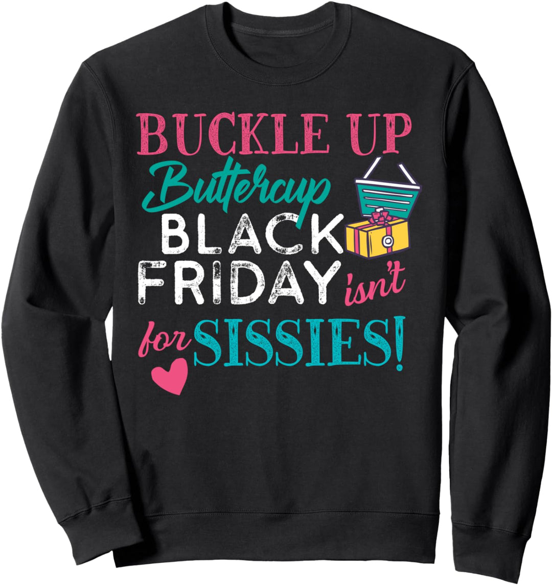 Feiertags-Einkaufen Schnallen Sie sich Butterblume Lustiges Sweatshirt