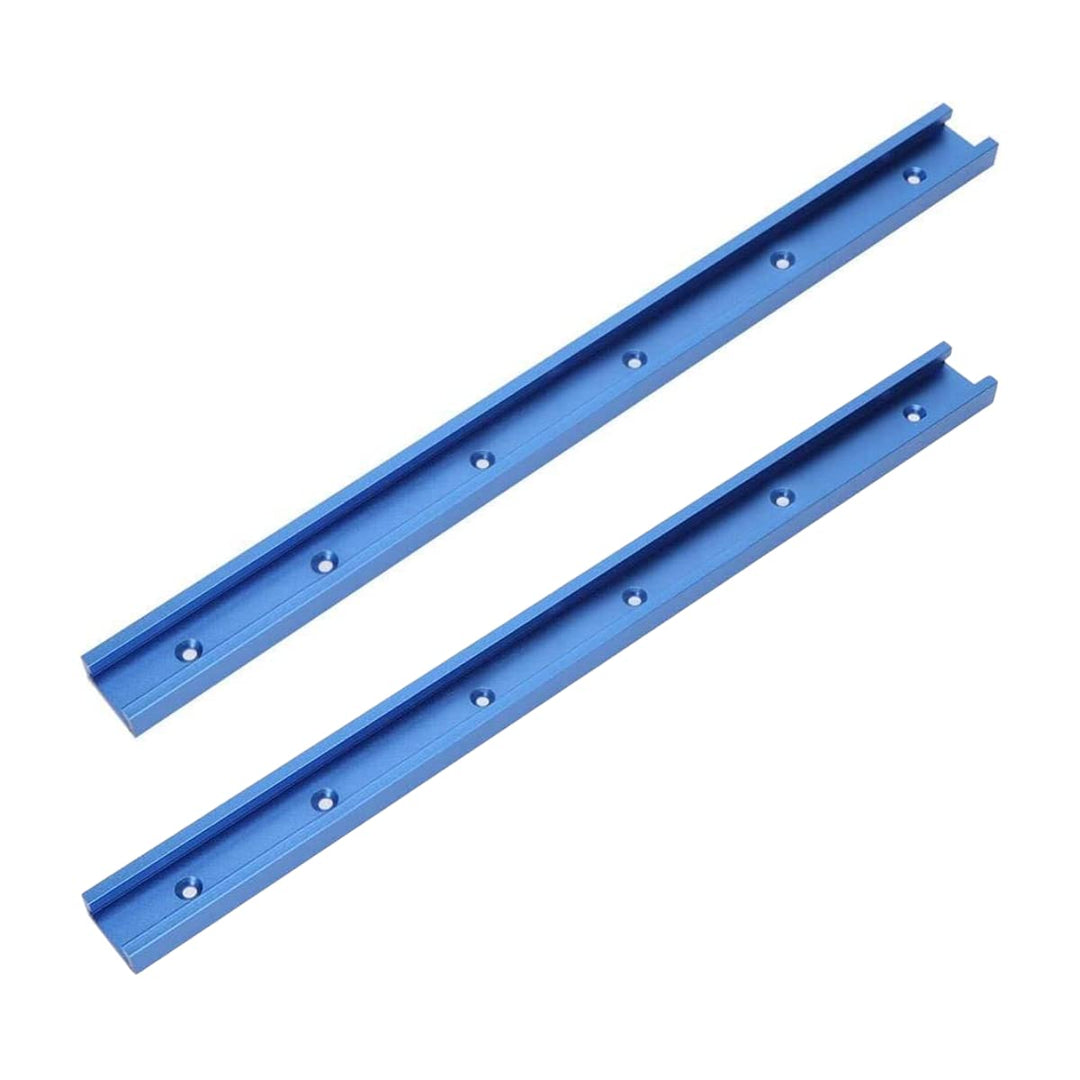 2pcs 1000mm Aluminium T-Gleis SchieneT-Schlitz Gehrungsschiene Jig für Holzbearbeitung oder Router T