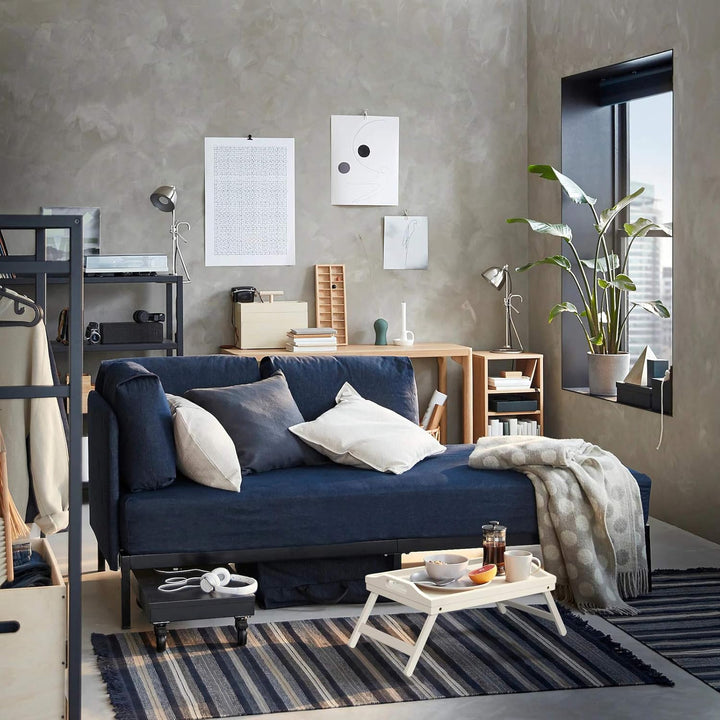 Betttablett, klappbare Beine mit Griffen, Frühstückstablett für Sofa, Essen, Zeichnen, Platten, Bamb