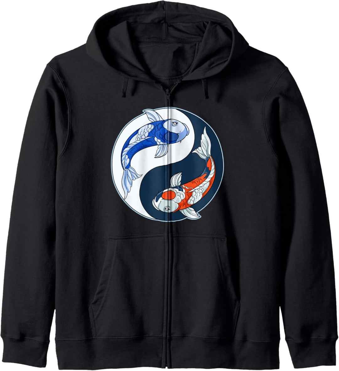Yin Yang Koi Fisch Geschenk Kapuzenjacke