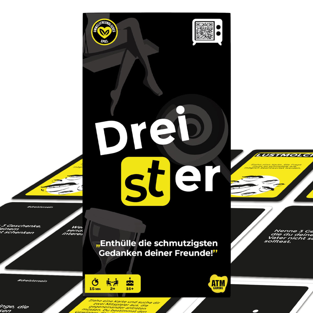 Dreister Spiel - Das Partyspiel - 480 Spielkarten für witzigen Spieleabend mit Freunden - Kartenspie