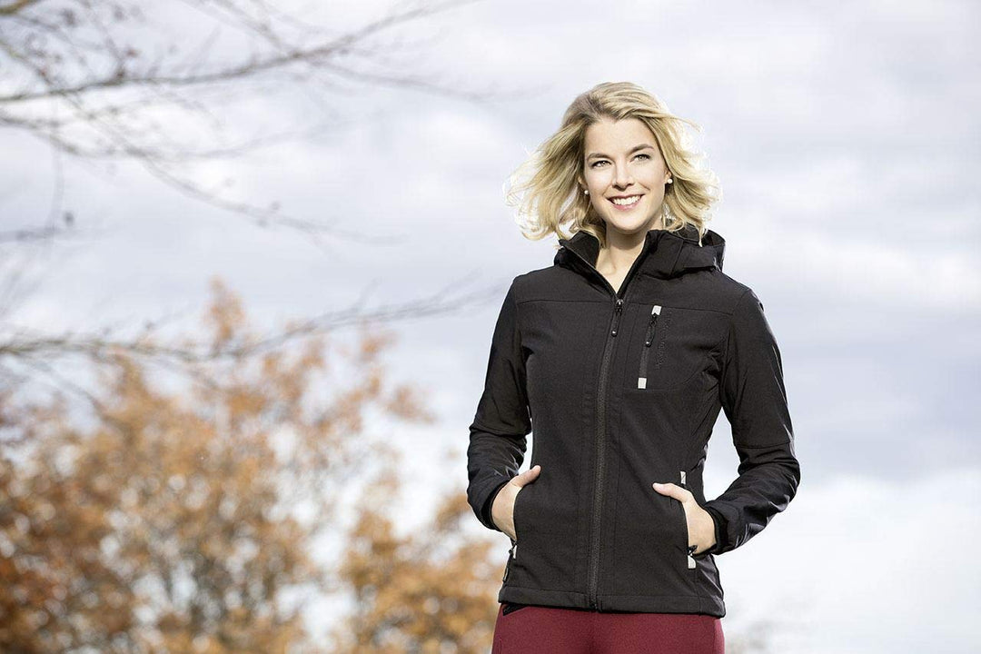 HKM Erwachsene Softshelljacke-Sport-Damen6900 dunkelblauXS Hose, 6900 dunkelblau, XS XS DUNKELBLAU,
