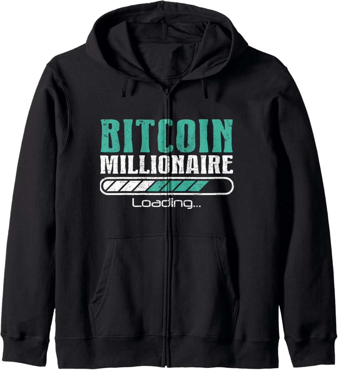 Bitcoin Millionär Lustig Bitcoin Krypto Kryptowährung Kapuzenjacke