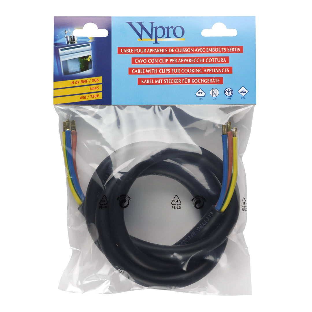 Wpro CAB360 Stromkabel Querschnitt 3G6 Herdanschluss