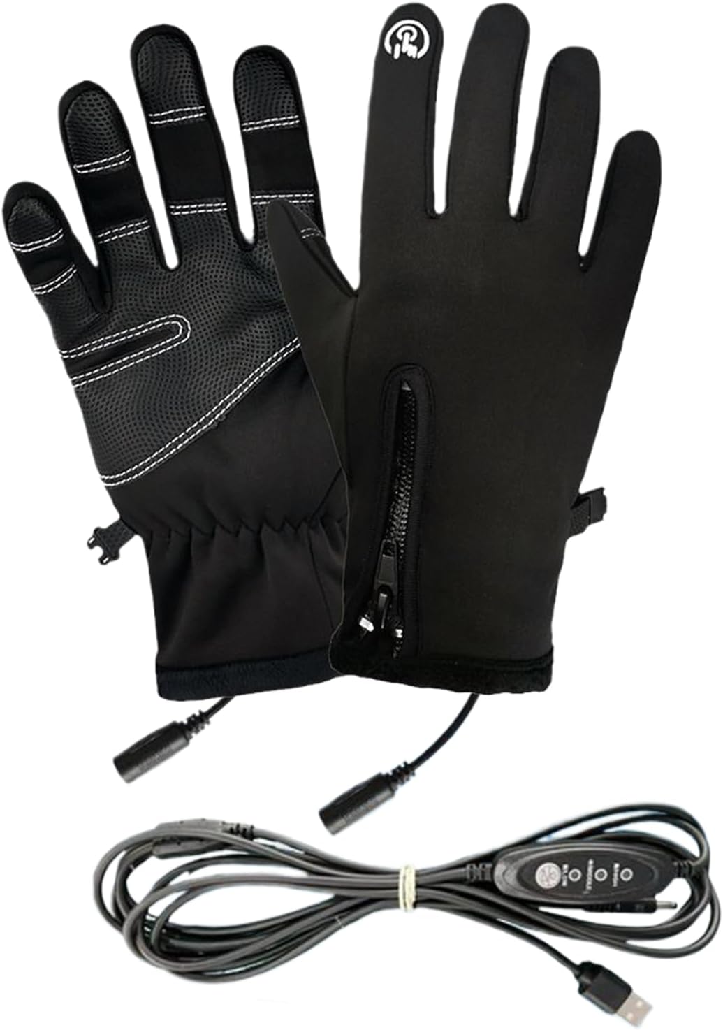 Elektrische Heizhandschuhe | USB-aufladbare Touchscreen-Heizhandschuhe,3 Stufen Heizmuffen Für Damen
