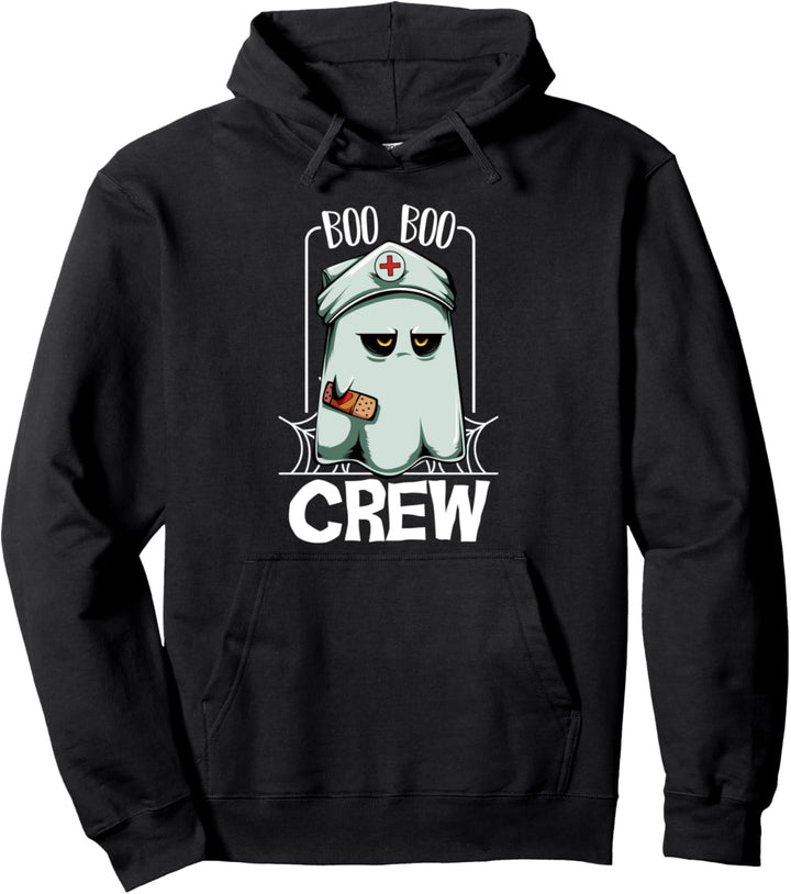 Boo Boo Crew Geist Krankenschwester Krankenhaus Halloween Pullover Hoodie