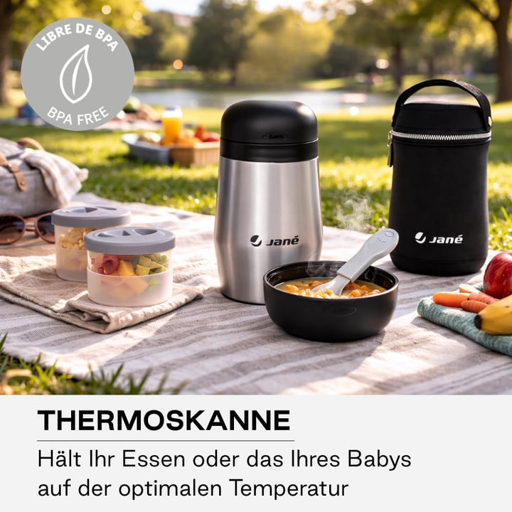Jané Thermic Line Thermoskanne für Babybrei 1 L, 1 L