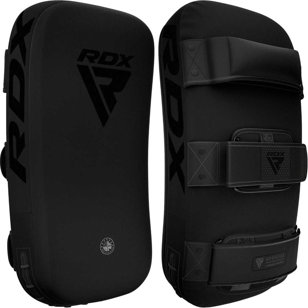 RDX Schlagpolster zum Kampfsport, Curved Trittschlagpolster Kickboxen, Muay Thai Training, Maya Hide
