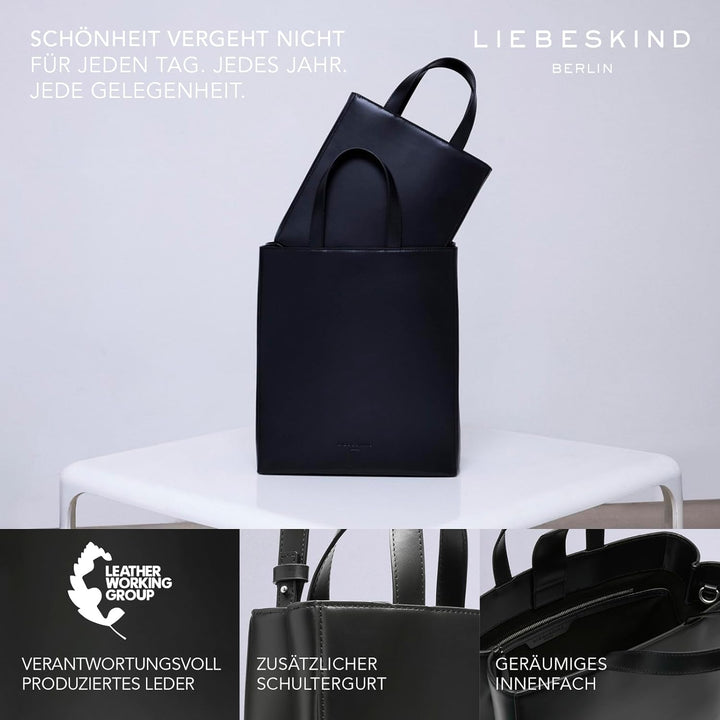 Liebeskind Paperbag M Tote Bag Damen Black 1, Black 1