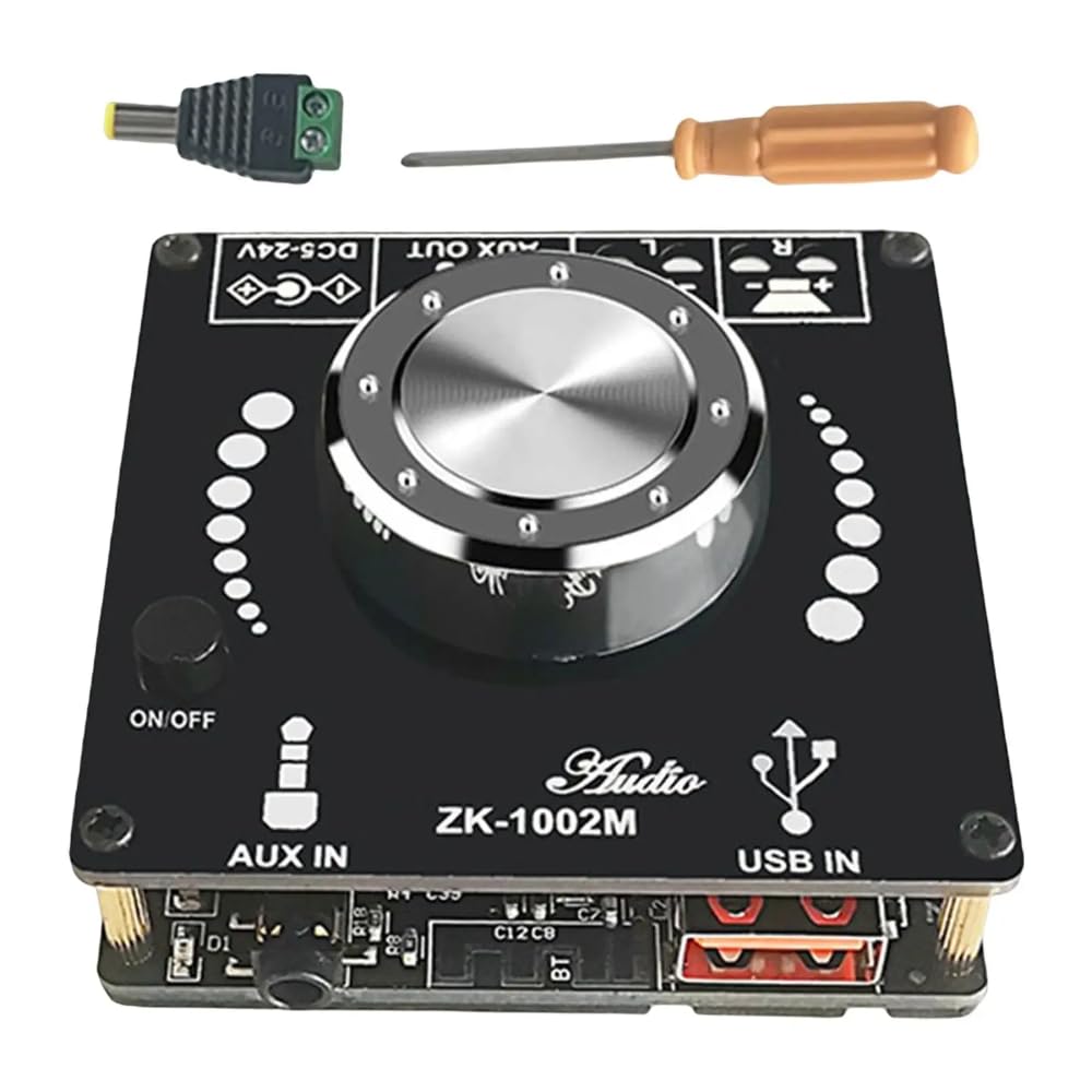 DollaTek 100W + 100W Bluetooth 5.0 Power Audio-Verstärkerplatine Stereo AMP Amplificador Heimkino AU