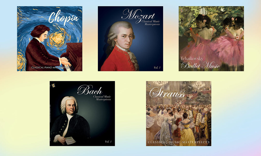 5 Vinili Musica classica : Strauss, Bach, Tchaikosky, Mozart , Chopin, Vinyl