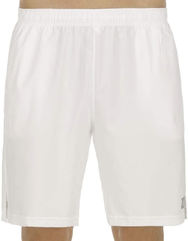 Wilson Herren Rush 9 Woven Short Tennis XL Weiss, XL Weiss