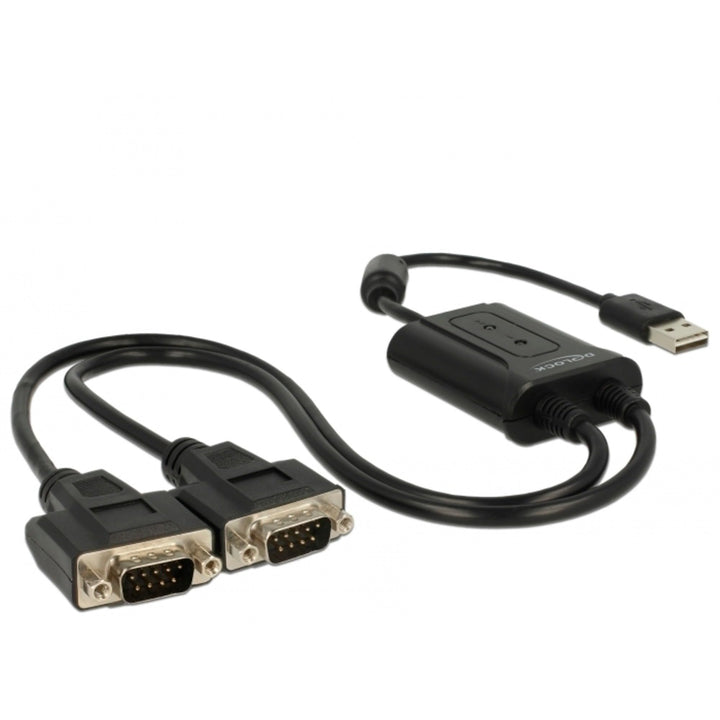 Delock USB 2.0 auf 2 x Seriell RS-232 Adapter
