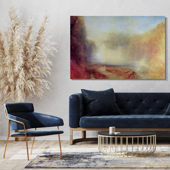 Printed Paintings Leinwand (80x60cm): William Turner - Falls of The Clyde 80x60 cm, 80x60 cm