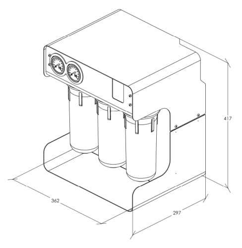 Umkehrosmoseanlage Robust 1500