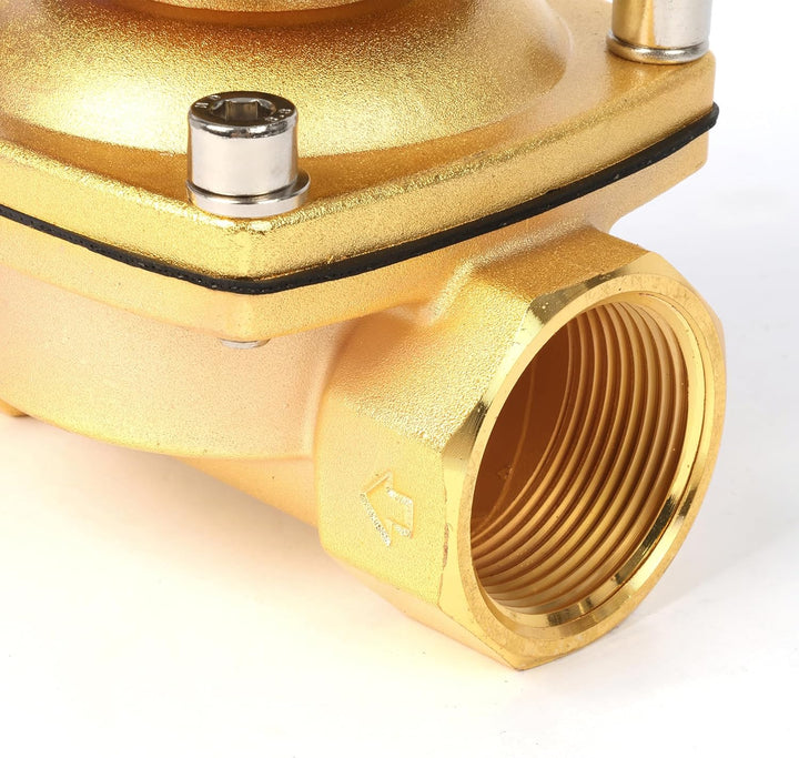 U.S. Solid Magnetventil – 1 1/4 Zoll Zinklegierung 220 V AC Elektrisches Wasserventil, NBR-Dichtung