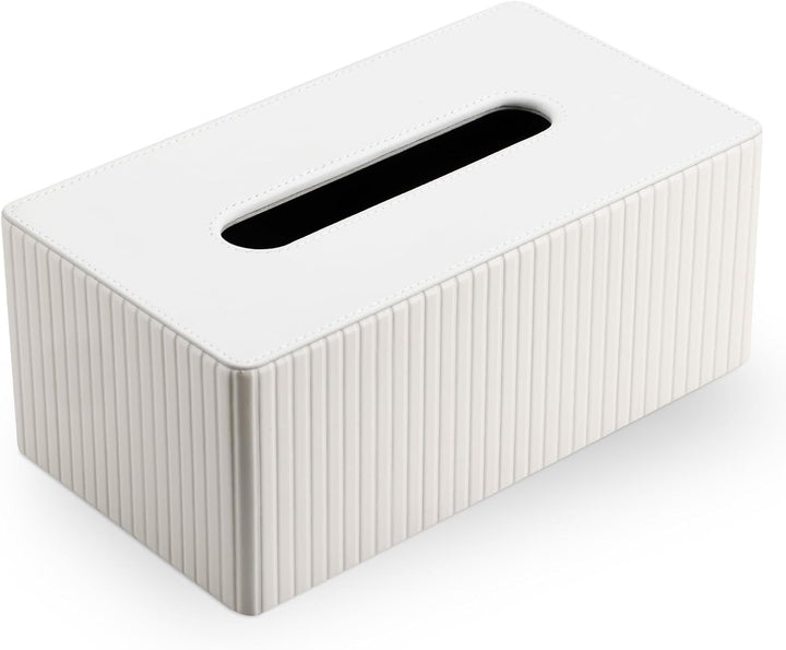 KINGFOM Kosmetiktücherbox Taschentuchbox, Rechteckige Tissue Box Tücherbox für Wohnzimmer, Badezimme