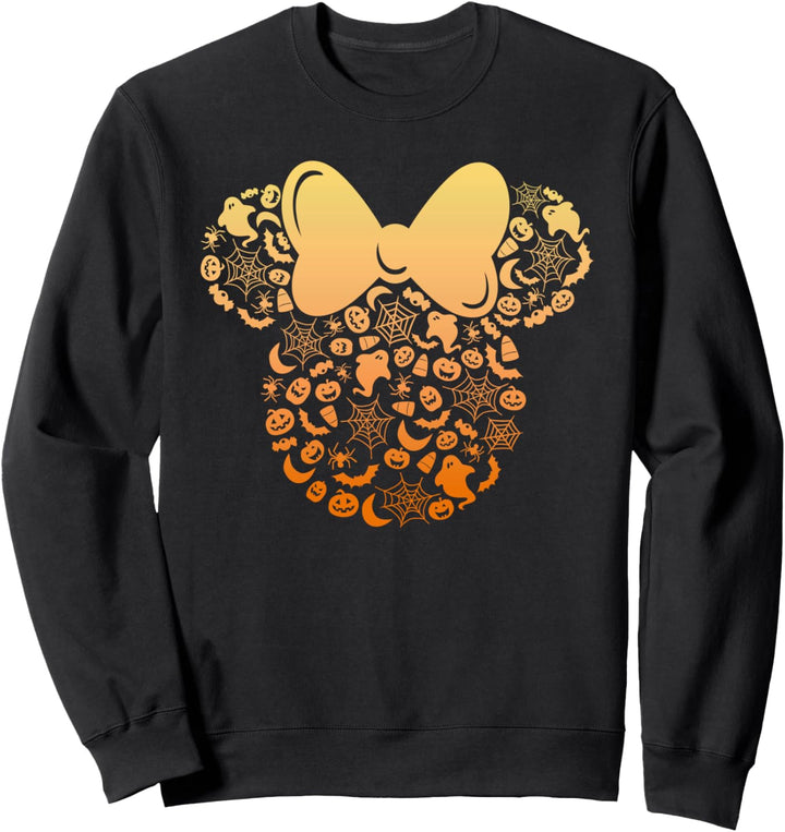 Disney Minnie Mouse Halloween Ghosts & Pumpkins Gradient Sweatshirt