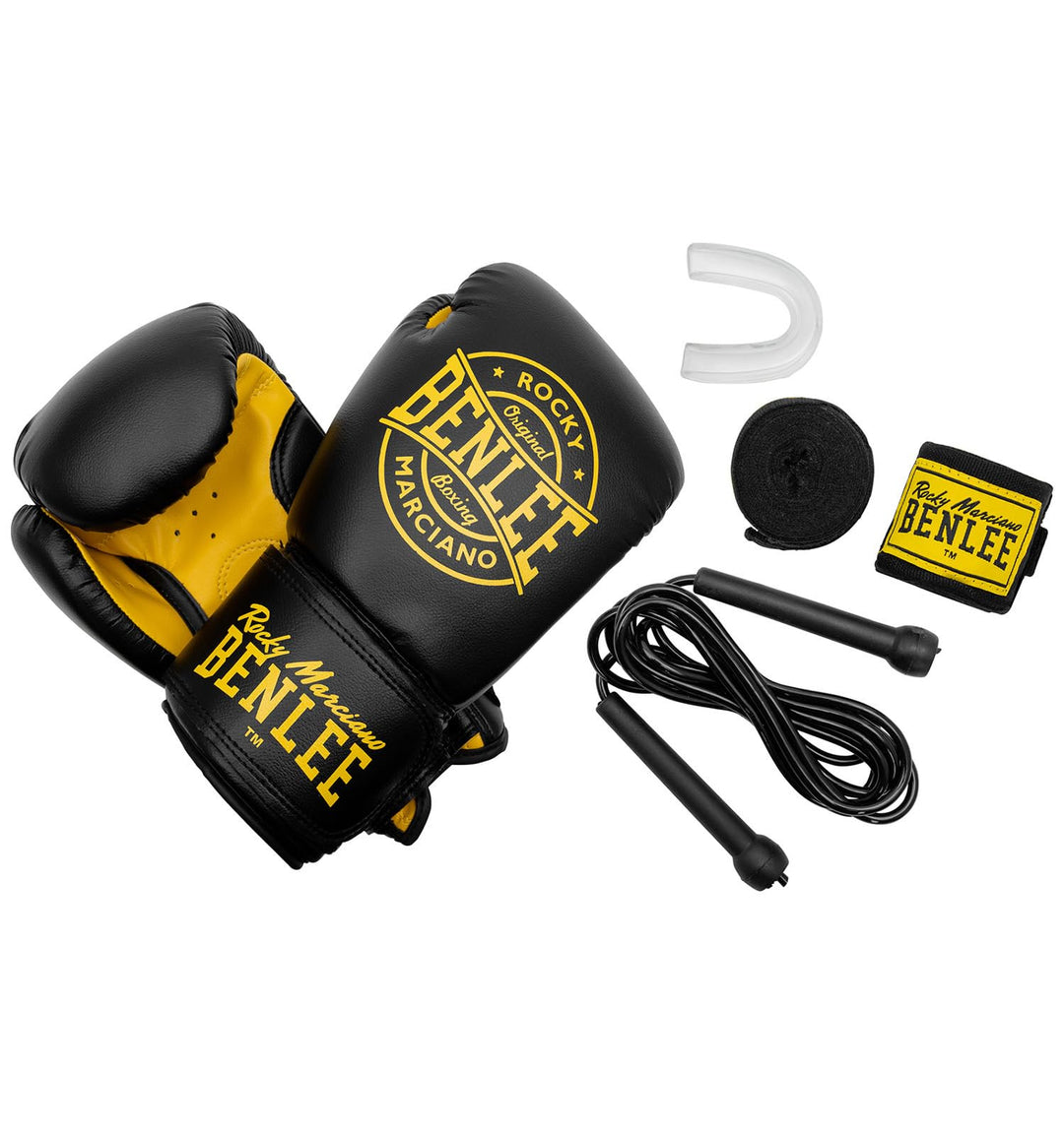 BENLEE Boxsport Starterset Starter Set Wingate Schwarz 06 oz, Schwarz 06 oz