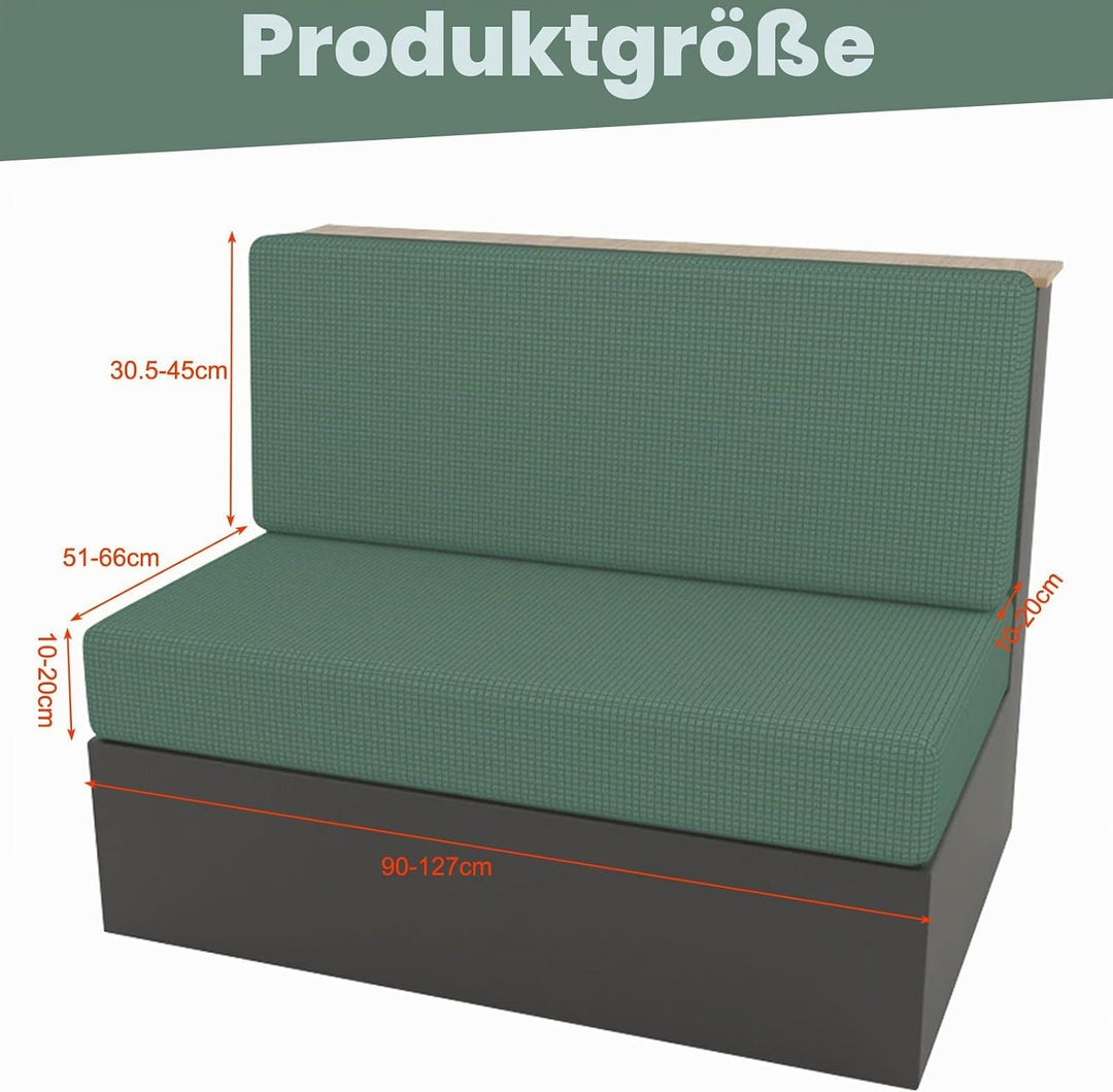 2 Stück Camper Kissenbezüge, 1 Set Spannbezüge Couch, RV-Sitzbezüge, Wohnwagen Polster, Sofa-Sitzkis