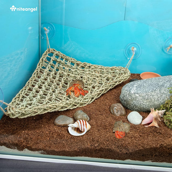 Niteangel Hängematte für Bartagamen: Liegeplatz für Chamäleons, Eidechsen, Geckos, Schlangen, Leguan