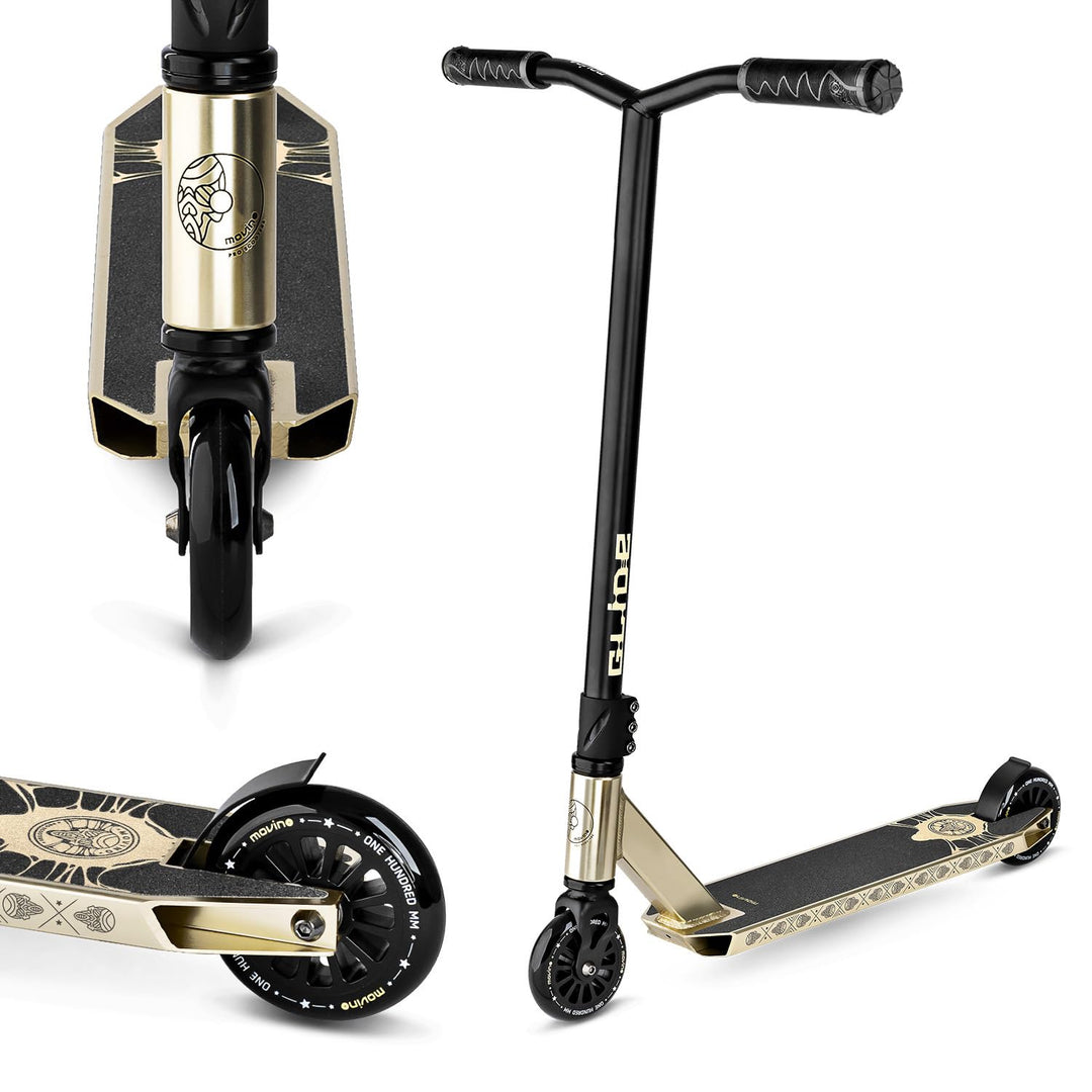 Movino Stunt Scooter Stunt Roller Kickscooter Professioneller Freestyle Roller Trick Roller ABEC 9 K