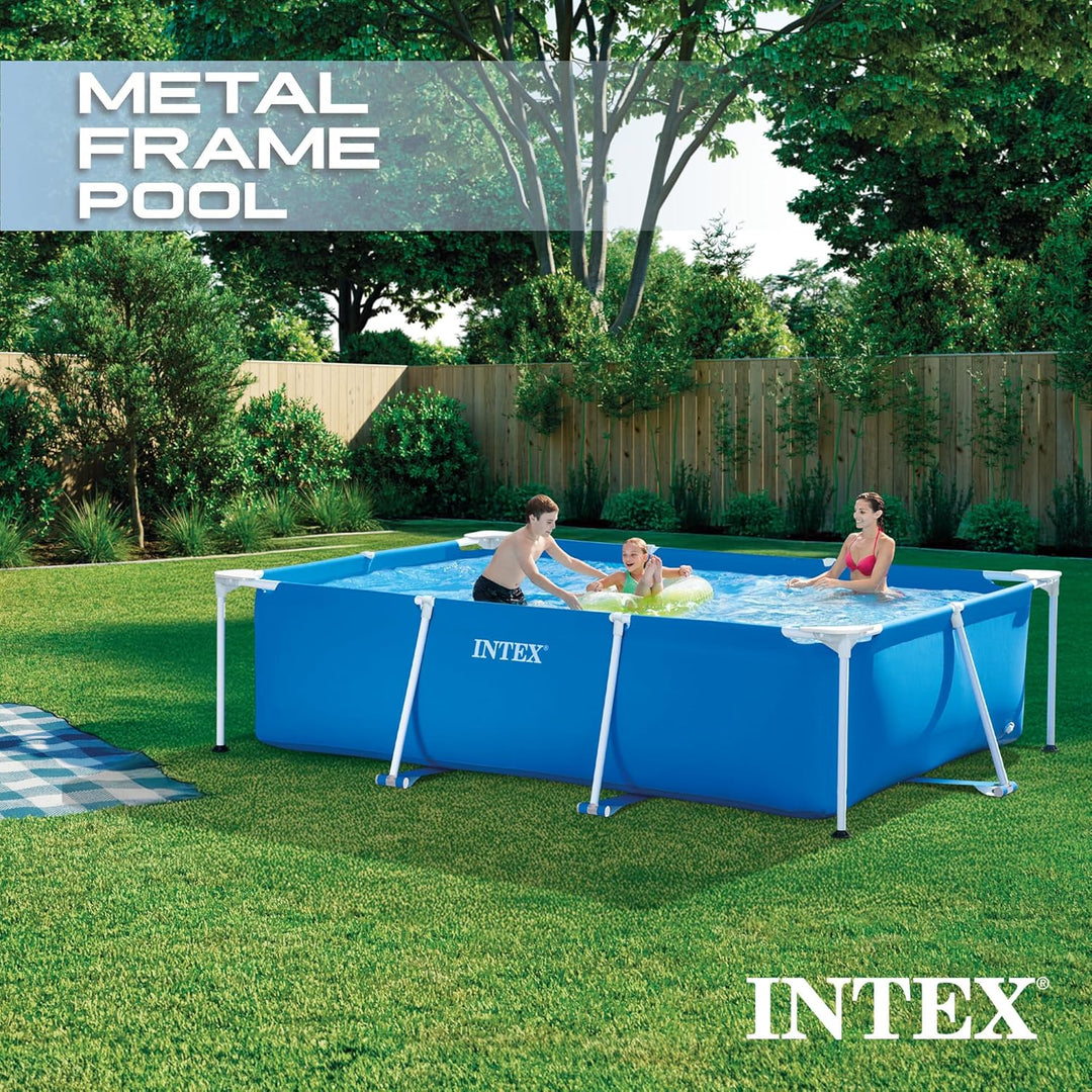 Intex Rectangular Frame Pool -Aufstellpool - 300 x 200 x 75 cm, Blau 300 x 200 x 75 cm