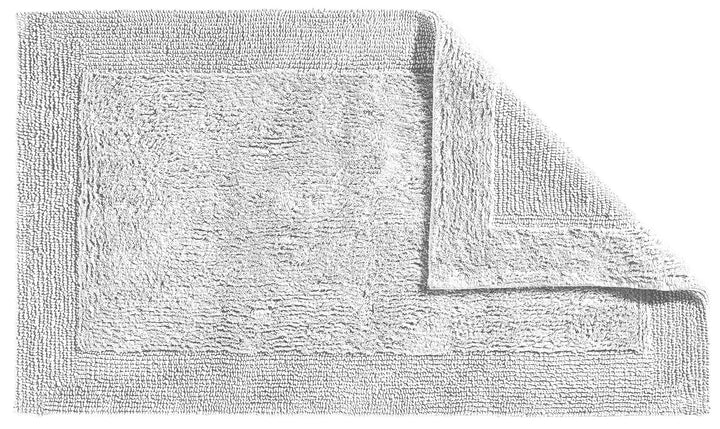 Erwin Müller Badematte, Badteppich Uni Serie Stuttgart weiss Grösse 80x150 cm - extra dick, hohe Sau