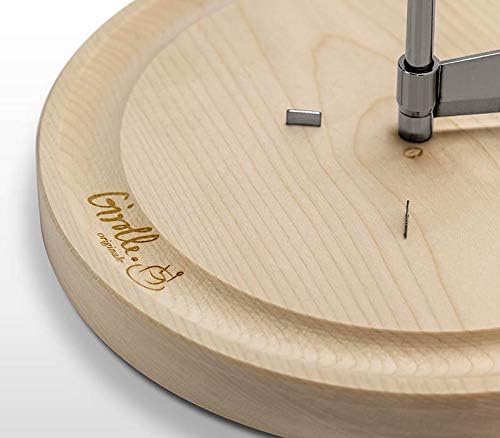 SET ORIGINAL LA GIROLLE AHORN-HOLZ KÄSEHOBEL + EDLE GLASGLOCKE MUNDEGEBLASEN - FÜR TETE DE MOINE CHO