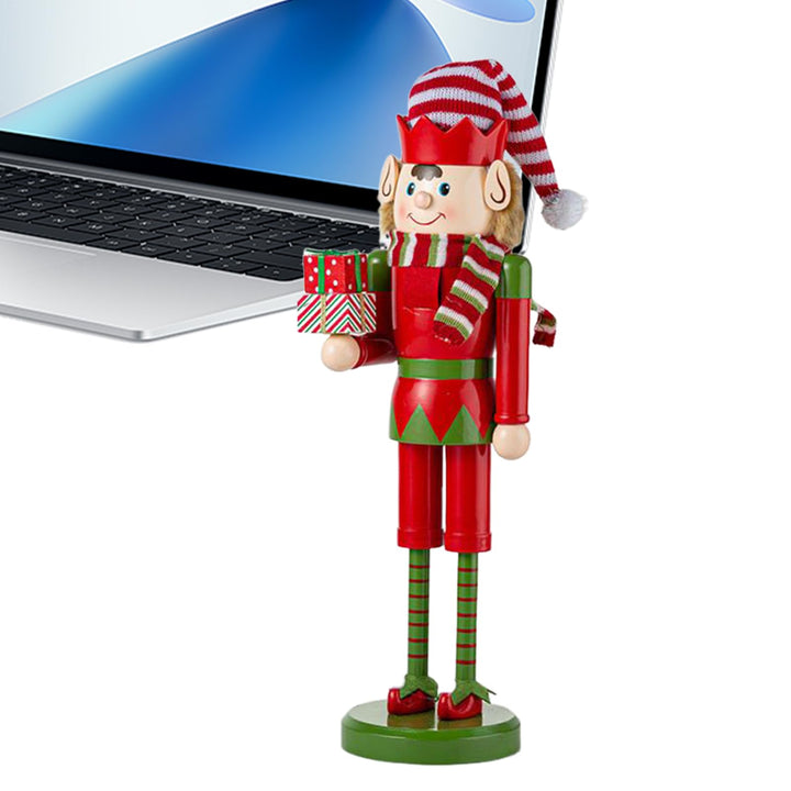 Weihnachtsnussknacker - Nussknacker Figuren - Holz Deko 38 cm Für Küche Nachttisch Kamin Esstisch Ge