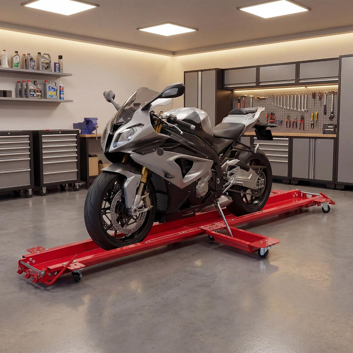 Rangierschiene Motorrad bis 250 kg Rangierhilfe Rangierheber Rangierplatte