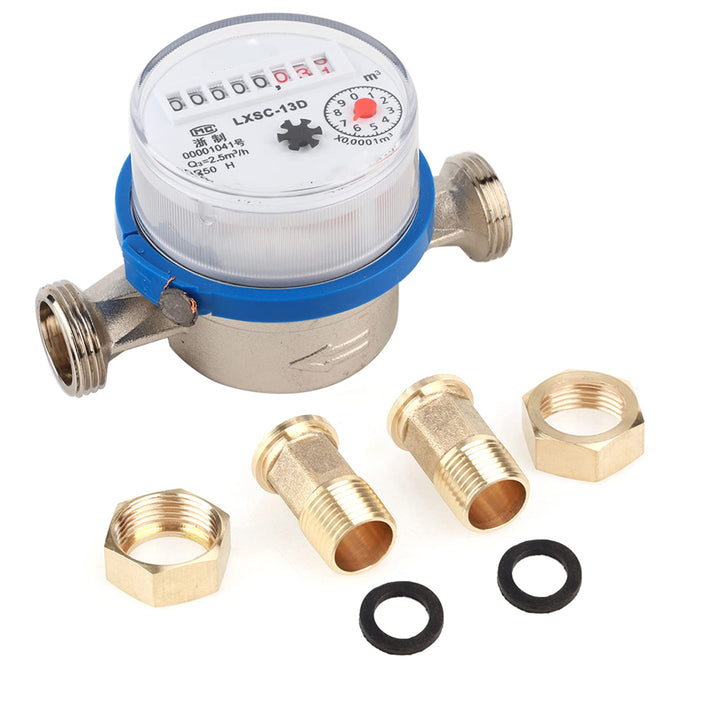 Wasserzähler, Wasserzähler, Durchflussmesser, Messgerät, Messflüssigkeitsdosierung, Anwendung, Trock