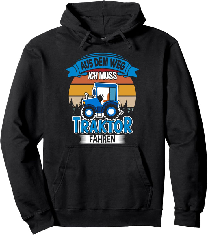 Traktor fahren Kinder Bauer Pullover Hoodie