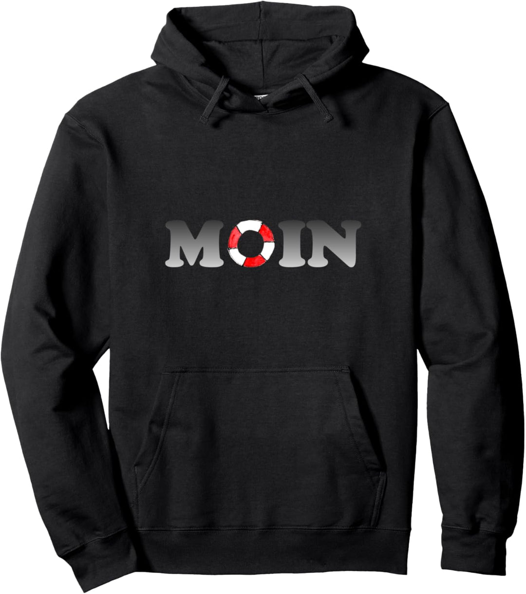 Norddeutscher Gruss zu jeder Tageszeit - Moin Pullover Hoodie
