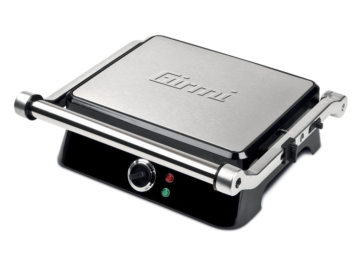 Girmi BS44 Grillpfanne mit Petravera-Effekt, Korpus aus Edelstahl, Platten 29,3 x 23 cm